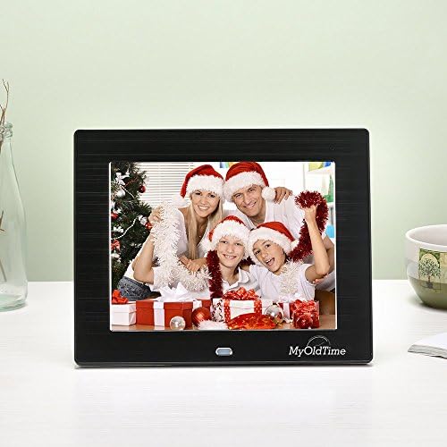 8 inch Hi-Res (IPS 1024x768) Digital Photo Frame Digital Picture Frame Electronic Picture Frame Video/Audio Player LCD Display HighResolution 1024x768 Support USB/SD/MS/MMC/3.5mm Audio Port