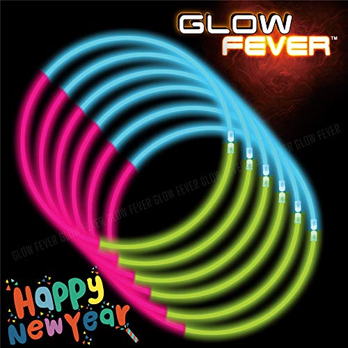 Glow Sticks Bulk 100ct 22inches Glow Necklaces (22