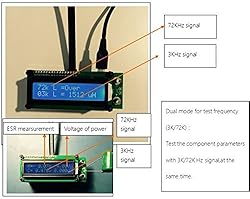 Bside ESR Capacitance Capacitor Tester Resistance