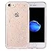 BAISRKE Glitter Case for iPhone 7 iPhone 8, Luxury Bling Glitter Sparkle Clear Transparent Soft TPU Bumper Back Cover Case for iPhone 7 8 4.7 inch - Clear
