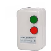XLWJBES Magnetic Motor Starter 220V Magnetic Electric Motor Starter for Air Compressor, 3-Phase/Single-Phase Switch Magnetic Starter
