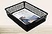 Begale 6-Pack Desktop Storage Basket for Office Supplies, File, Letter and Document Organizer, Black