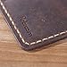 Robrasim Handmade Bifold Leather Wallet - Minimalist Leather Credit Card Wallet - Coffee