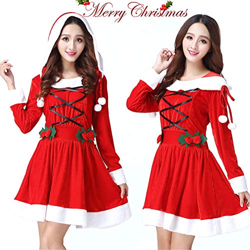 Santa Ladies Adult Xmas Fancy Dress Deluxe Velvet Costume Womens |  Desertcart Botswana
