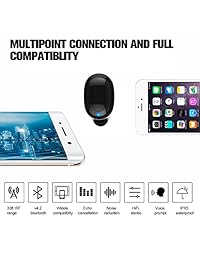 Turandoss   Auriculares inalámbricos con Bluetooth IPX5, impermeables, estéreo, impermeables, resistentes al sudor, deportivos, gimnasio, natación, correr