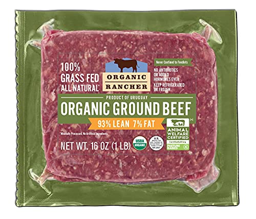 Organic Rancher Organic Ground Beef 93% Lean/7% Fat, 16 Oz