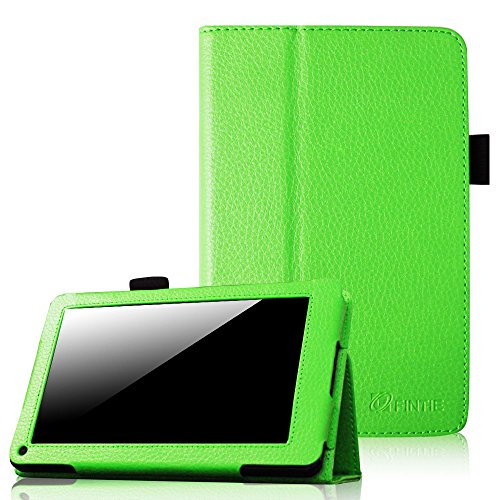 Fintie Folio Case for Kindle Fire 1st Generation - Slim Fit Stand Leather Cover for Amazon Kindle Fire 7" Tablet (will only fit Original Kindle Fire 1st Gen - 2011 release, no rear camera), Green