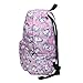 Bonamana Pink Unicorn Rainbow Bag Fantasy Backpack Rucksack School Student Travel Bags (Pink)