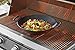 Mr. Bar-B-Q 18 Inch Cast Iron Stove and BBQ Wok with Flat Bottom - Pre-Seasoned Cast Iron Cookware Ideal for BBQ, Grill, Tailgating, Stove Tops Etc. - Perfect for any, Stir Fry, Seafood or Meat, Black, 6106X