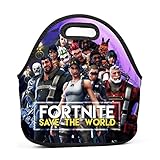 69HUANGAVANEW Fortnite World Adults/Men/Women/Kids Bento Boxes Washable Lunch Bag Traval School Office Lunchbox Multi-fonction Handbag