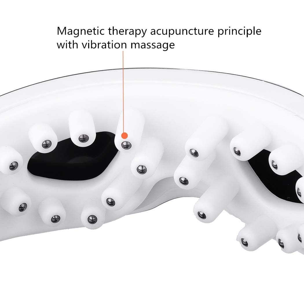 Yagot Masseur d\'yeux électrique, masseur rechargeable réglable d\'oeil de relaxation de double pression d\'oscillation multi de fréquence