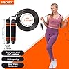 Skipping-Rope-Adult-Fitness-Speed-Jump-Rope-for-Exercise-with-Soft-Foam-Handles-for-Women-Men-Kids-Adjustable-Skip-Jumping-Ideal-for-Calorie-Fat-Burning-Home-Gym-Boxing-Workout-Training Skipping Rope Adult Fitness Women - Jump Ropes for Fitness with Soft Foam Handles For Women Men & Kids - Adjustable Skip…