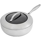 Scanpan - 65082600 Scanpan CTX Covered Deep Saut&egrave; Pan, 4 Quart, Silver