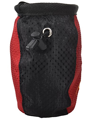 AMC(TM Climbing Panda Compact Chalk Bag with Belt, 337_Red - Thumbnail 6