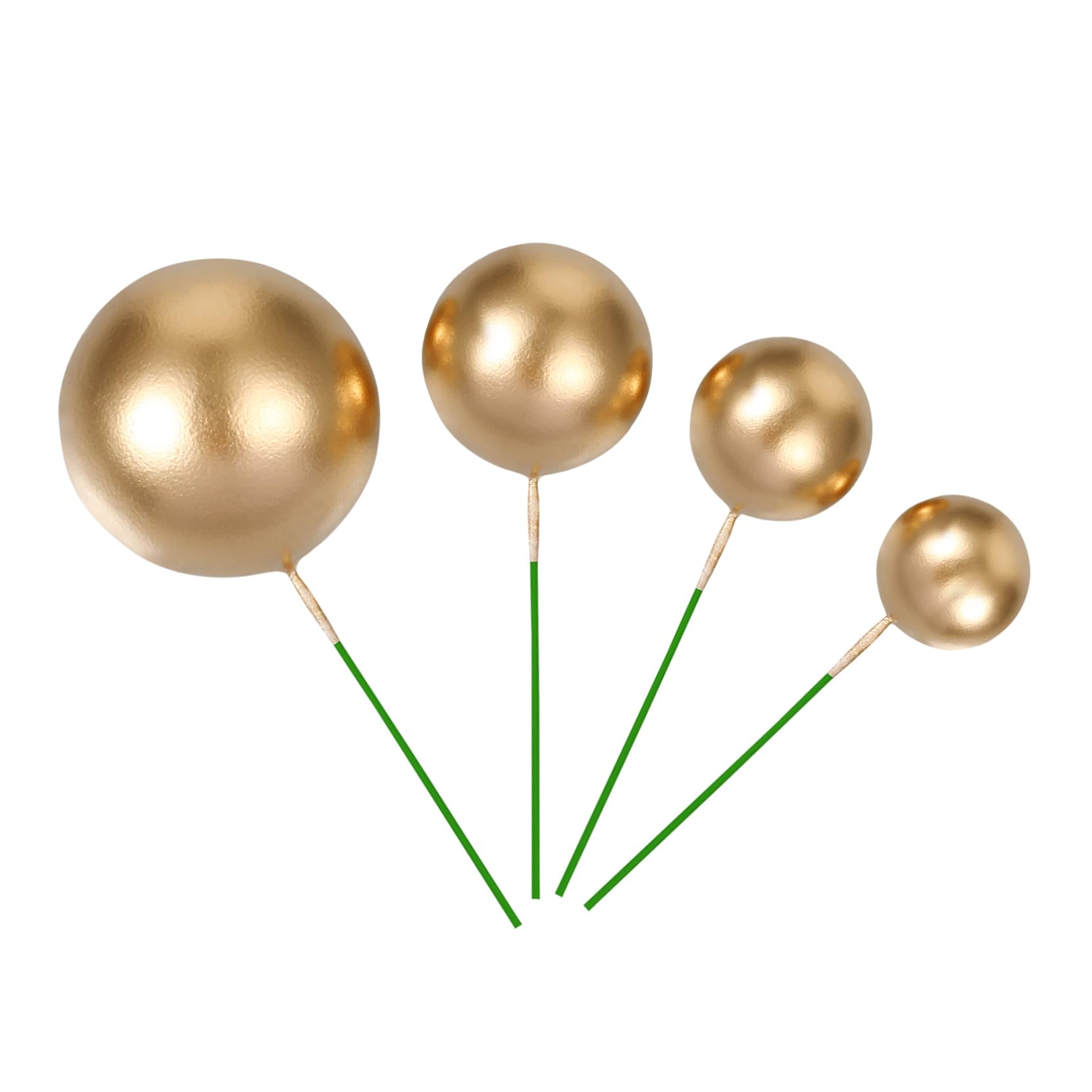 12pcs Cake Decorating Add- Wedding Decorations Bauble Balls for Cake Decorating Toppers Cup Decoration Round Insert Topper Sprinkles for Decorating