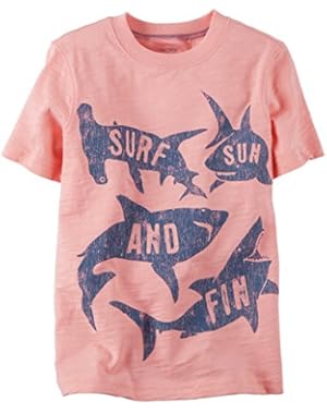 Boy's S/S Surf & Fun Cotton Tee (6 Months)
