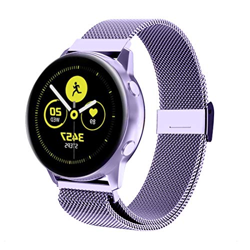 Watdoc Metal Magnetic Band Compatible with Galaxy Watch Active 2, 20mm Stainless Steel Replacement Band for Samsung… - Image 3
