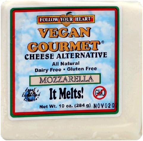 Follow Your Heart, Vegan Gourmet Cheese Alternative, Mozzarella Flavor, 10 oz