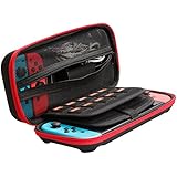 Leandro Switch Case EVA Hard Shell Portable Travel Bag for Nintendo Switch, Storage 20 Game Cartridges, Power Bank and Two Extra Joy Cons