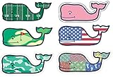 Set of 6 Vineyard Vines Whale Stickers