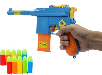 pistolas de juguete con balas de goma