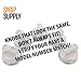 Snap Supply Burner Knob Kit (4) for LG Part #: EBZ37189611(4) KIT