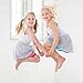 Lucky & Me Girls Bike Shorts, Super Soft Cotton Modal Blend with Lace Trim, Jada 3 Pack, Bright, Size 2-3 Years