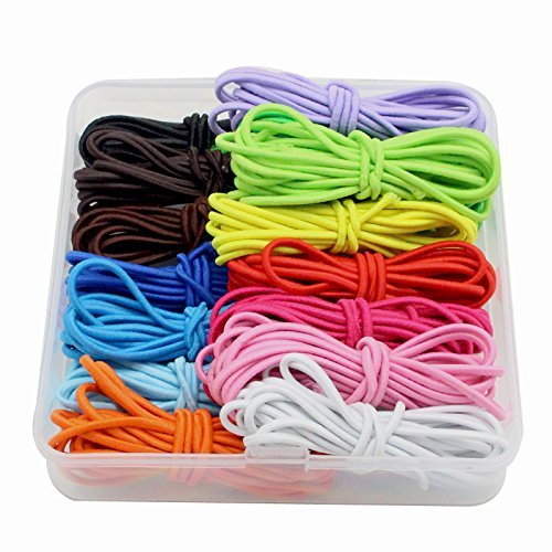 30yards Elastic String 2mm Thickness Rubber Rope Jewelry Cords