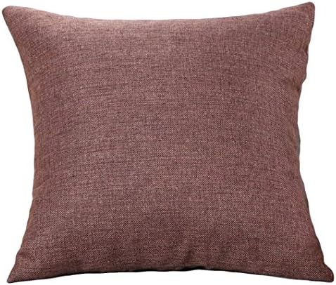 Home Cushion Covers, Quistal Fashion Simple Throw Pillow Case Covers Sofa Bed Home Decoration (Coffee)