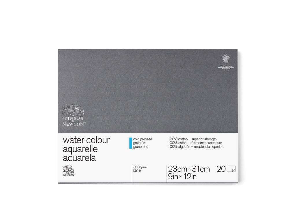 Winsor & Newton Professional 22.9 x 30.5 cm 300 gsm Cold Pressed Water Colour Paper Glued Block