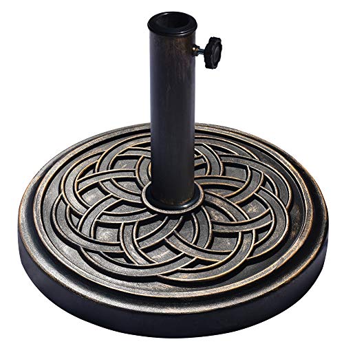 EliteShade USA Umbrella Base Stand Market Patio Outdoor Heavy Duty