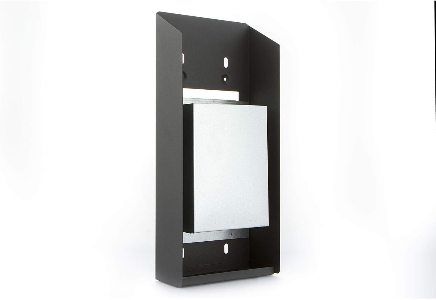 Sterling CIG1BK 147 x 323 x 60mm Powder Coated Cigarette Bin Black, 147 x 323 x 60 mm - Image 5