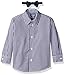 Nautica Boys' Denim Look Vest Set with Bow Tie