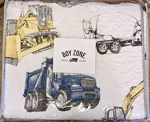 boy zone construction quilt