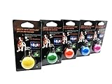 Doloburn Clip-on Safety LED Light Colorful Collar Light Key chain Light -Collar Light for Outdoor Safety, Pack of 5.
