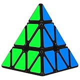 Aitey Pyramid Speed Cube Triangle Magic Cube Twisty Puzzle Christmas Gifts for Kids Black