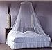 BASIK Nature Luxury Mosquito Net. PAGODA Round Mosquito Netting for Bed Canopy Full / Queen / King Size. Best Bug Nets For Camping Outside. A Thin Mesh Tent To Cover Hammock W/ Natural Protection