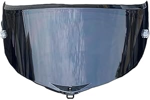 BSTOP Pista GPR Helmet Visor for AGV Pista GPRR, Pista GPR, Corsa-R Helmet Face Shield Visor Windshield Uv-Protected (Black-Day use only)