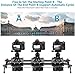 Neewer Motorized Camera Slider, 39.3-inch APP Control Carbon Fiber Track Dolly Rail with Mute Motor/Time Lapse Video Shot/Follow Focus Shot/120 Degree Panoramic Shot, Only compatible with iPhone