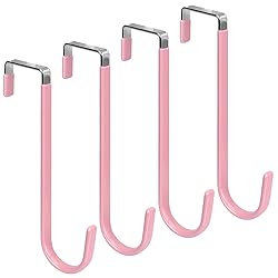 FYY Over The Door Hooks, 4 Pack Upgraded Long Door