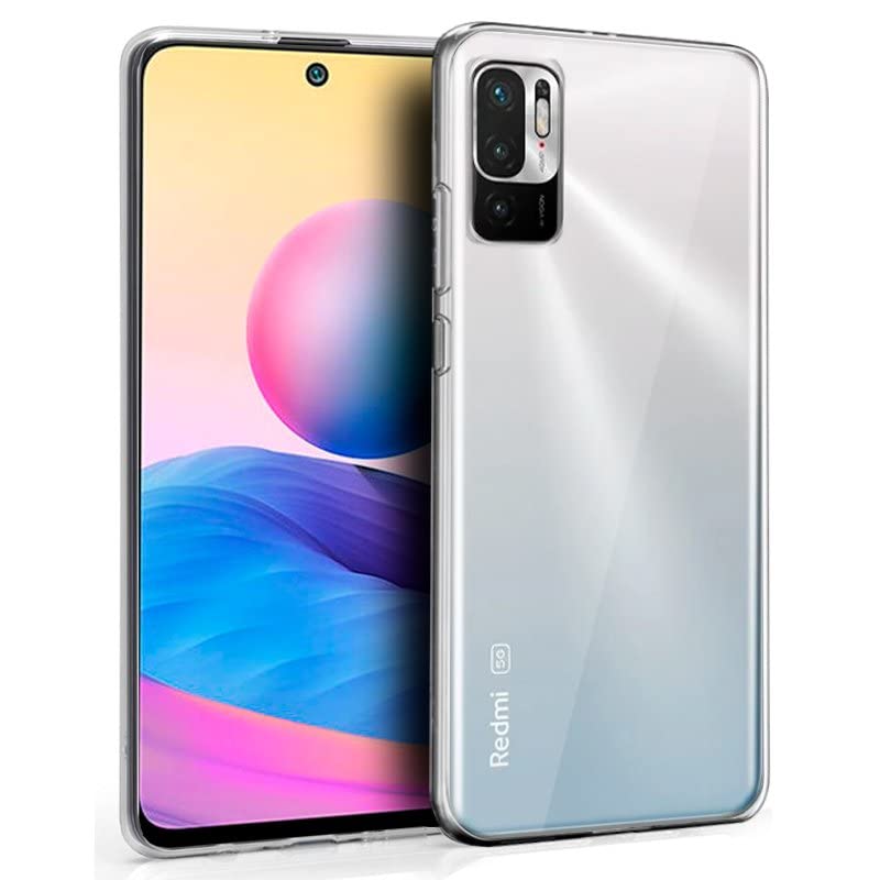 Cool Silicone Case for Xiaomi Redmi Note 10 5G / Pocophone M3 Pro 5G (Transparent)