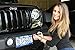 Christensen and Nielsen Matte Black License Plate Frame Slim 2 Holes Stainless Steel with Free Bonus Super Universal 76 pc Stainless License Plate Screws Assortment to Fit Any Vehicle