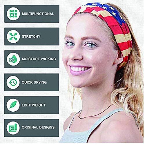image for AngelScarf Fashion Headband Magic Scarf Seamless Bandana,Vivid Summer 