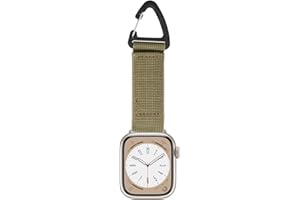 YwonShne Tactical Duty Belt Keychain Compatible with Apple Watch 38mm 40mm 41mm 42mm 44mm 45mm 46mm 49mm, Watch Fob Military Braided Strap for iWatch Series 10 9 8 7 6 5 4 3 2 1, Ultra 2/Ultra/SE