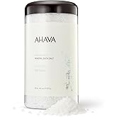AHAVA Dead Sea Mineral Bath Salt- Intense Relaxation for Body 
Mind, Elevates Moisture, Softens 
Eases Sore Muscles, Enrich