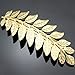 Q&Q Fashion Festival Bridal Gold Leaf Branch French Updo Hair Pin Clip Dress Snap Barrette