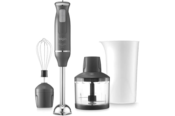 Mixer Power Inox 3 em 1 600W Elgin Lunar 220V - Mixer, triturador e batedor