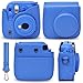 Fujifilm Instax Mini 9 Instant Camera Cobalt Blue + Fuji INSTAX Film (40 Sheets) + Accessories Kit Bundle + Custom Case with Strap + Assorted Frames + Photo Album + 60 Colorful Sticker Frames + More