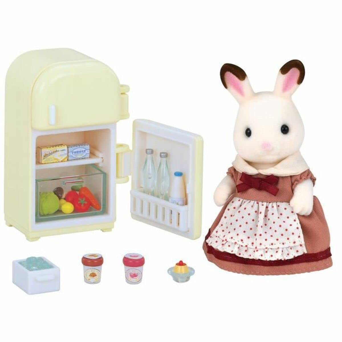 Sylvanian Families Chocolate Rabbit Mother Set - dollhouse playset 5014