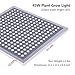 GROWSTAR Led Grow Light for Indoor Plant, 45W LED Grow Light UV IR Full Spectrum LED Grow Bulb for Indoor Plants Hydroponic Greenhouse Succulents Seedling Flowers (225 LEDs)